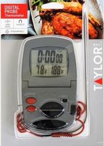 Taylor 1470N Classic Digital Cooking Thermometer with Probe and Timer - $18.95