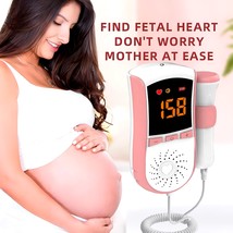 3 MHz Doppler Fetal Heart Rate Monitor And Heart Beat Pregnancy Baby Fetal Sound - £19.79 GBP