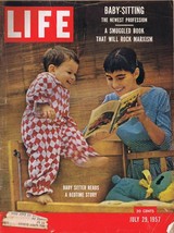 ORIGINAL Vintage Life Magazine July 29 1957 Baby Sitter - £15.52 GBP
