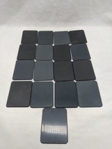 Lot Of (17) Gray Wargaming Miniature Bases 2 1/2&quot; X 2&quot; - £23.32 GBP