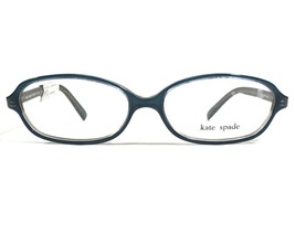 Kate Spade DAISY X07 Eyeglasses Frames Blue Beige Round Full Rim 48-14-130 - $83.94
