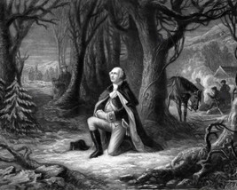 George Washington Prayer At Valley Forge On Painting Giclee Print Canvas - £8.30 GBP+