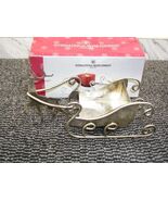 International Silver Co. Silver Plated Reindeer &amp; Sleigh Candle Holder - $11.28 CAD