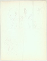 George Perez Collection ~ Original Art Prelim from Studio Sketch Book ~ Layout - £47.47 GBP