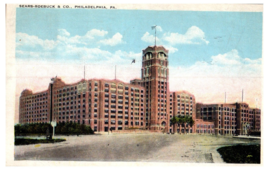 Sears Roebuck &amp; Co Philadelphia PA Department Store Postcard Posted 1923 - £11.63 GBP