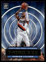 2019 Donruss Optic #7 Damian Lillard T-Minus 3, 2, 1, EX-B113R4 - £7.86 GBP