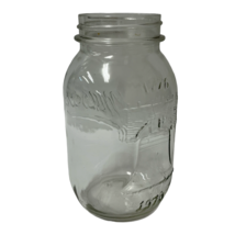 Mason Canning Jar Liberty Bell Bicentennial 1776 1976 Quart Clear Vintage Nice - £7.52 GBP