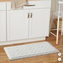 Town &amp; Country Living Kitchen Mat Gray Geometric Comfort Gel 20&quot; X 42&quot; N... - $49.99