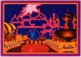 *Walt Disney&#39;s ALADDIN (1992) Genie Stars in Huge Musical Number Lobby C... - £31.97 GBP