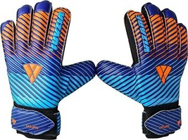 Vizari Saturn Soccer Goalie Goalkeeper Gloves, Adult Size-10, Blue, VZGL... - $16.48
