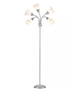 5 Head Floor Lamp White/Silver - Room Essentials - $30.00