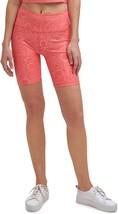 Calvin Klein Performance Women&#39;s Printed Bike Shorts Logo Line Radiance XS - $11.03