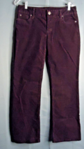 J Crew Purple Corduroy Favorite Fit Straight Leg Jeans Womens Size 6 Short - £17.40 GBP