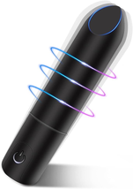 Bullet Vibrator with Angled Tip for Precision Clitoral Stimulation, Discreet Rec - £15.00 GBP