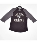 Fanatics Las Vegas Raiders Raglan Tee Shirt Size Large - £12.30 GBP