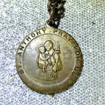 1930s antique St Anthony necklace~exquisitely beautiful! - £97.21 GBP