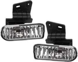 Clear Lens Chevrolet Fog Light Pair of Bumper Fog Lamp Assembly Fit 199 - £46.40 GBP