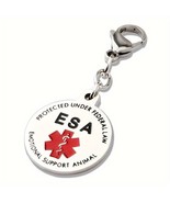 Support Animal (ESA) FREE! Personalized  (Use as Keychain or on dog’s co... - £3.90 GBP