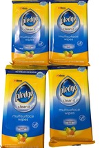 Pledge Clean It Multisurface Wipes Citrus Scent 4-Pack, 25 wipes per - $37.74