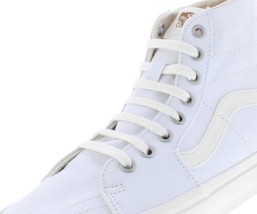 Vans Unisex Adult High-top Skate Shoes, M7W8.5, White/Natural - $125.78