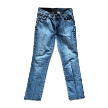 New York &amp; Co Size 8 Jean Womens Straight Fit Mid Rise Stretch Medium Bl... - £11.15 GBP