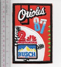 Beer Baseball Baltimore Orioles Busch Beer &amp; WMAR TV 1987 American League Promo  - £7.96 GBP