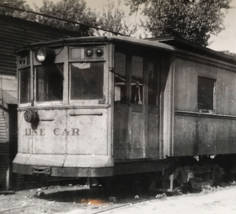Gary Railway Co Line Car Trolley #1 Interurban B&amp;W Photograph Indiana IN - £9.53 GBP