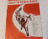 1949 RUDOLPH THE RED-NOSED REINDEER SHEET MUSIC - ST. NICHOLAS MUSIC, INC. - £3.08 GBP