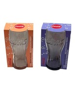 McDonalds Coca-Cola Glasses Limited Edition 2020 Lot 2 New Peach Purple - $42.52