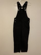 Madewell Skinny Overalls in Luna Wash Black Denim Size Medium - $88.11