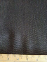 Black Grey Herringbone Wool Fabric From Italy 2YDS X 58 - £28.07 GBP