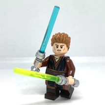 Hgift Anakin Skywalker Minifigure Star Wars Attack of the Clones Jedi Pa... - $10.99