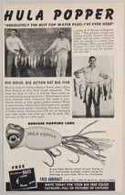 1952 Print Ad Hula Popper Surface Popplng Fishing Lures Stringers Bass Akron,OH - £11.87 GBP