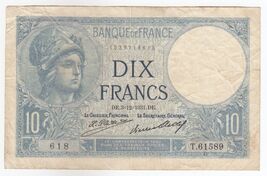 France, 10 Francs, 1931, Bank of France, P73, XF+-
show original title

... - $32.19