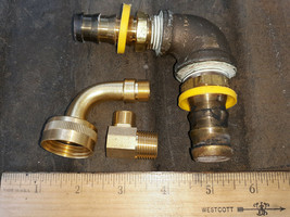 20TT18 ASSORTED BRASS HARDWARE (PLUMBING), SOME NEW, SOME USED, VERY GOO... - £7.37 GBP