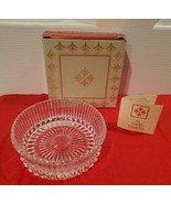 1978 Fostoria for the Holidays - 5&quot; Lead Crystal Candy Dish with Box (Av... - £9.90 GBP