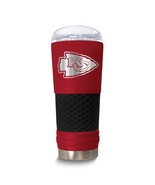 NFL Kansas City Chiefs 24 Oz. Stainless Steel Silicone Grip Tumbler w/Lid - $65.63 CAD