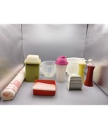 Tupperware Pickle Keeper Shaker Ketchup Mustard Pastry Mat Taco Holders ... - $41.61 CAD