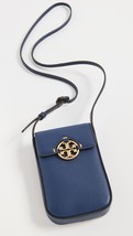 Tory Burch Miller Phone Leather Crossbody ~NWT~ Bluestone - £147.64 GBP