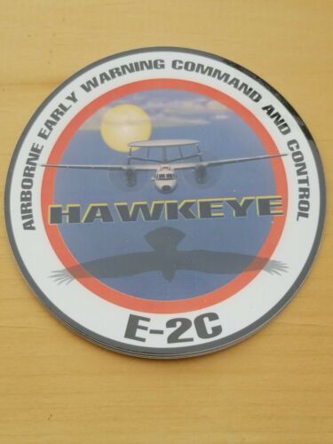 Primary image for Grumman E-2C Hawkeye Airborne Early Warning Command Control Decal Sticker 