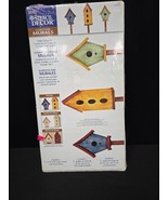 Plaid Stencil Decor 4 X 18&quot; PreCut Stencil Sheets BIRDHOUSES Only #26853... - $241.63 MXN