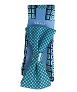Countess Mara Men&#39;s Bow Tie and Pocket Square Set Check Medallion - $26.08 CAD
