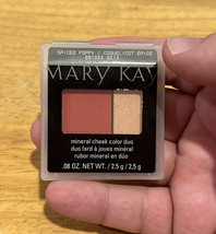 Nib Mary Kay Mineral Cheek Color Duo Spiced Poppy #081353 - $9.89