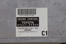 Toyota Engine Control Module Computer Unit ECM ECU 89661-04B80, TN275100-3161 image 2