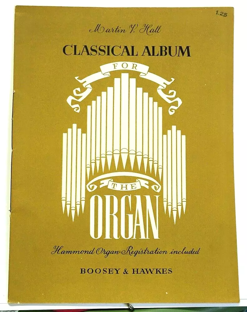 Primary image for Classical Album for the  Organ Hammond Organ  Registration Included  1961