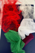 Mesh netting tulle remnant fabric lot - $19.75