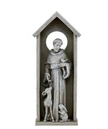 Saint Francis of Assisi 12&quot; Wall Plaque, New #AB-265-R2 - $1,095.83 MXN