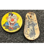 US Metal Toy Mfg. Co. Lot of 2 Vintage Tin Litho Party NoiseMakers Witch... - £22.90 GBP