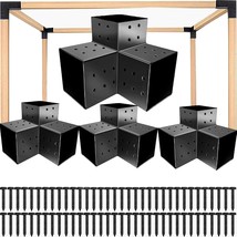 Pergola Brackets 4X4, Woodworks Pergola Hardware Kit (4 Pcs), 3-Way Blac... - $76.97