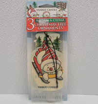 2 Yankee Candle Snowman Car Air Fresheners - Balsam &amp; Cedar - £11.10 GBP
